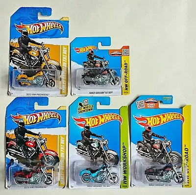 Buy Hot Wheels Collectable Toy: Harley Davidson Fat Boy (2015 - 2015) - Note Cards • 25£