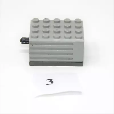 Buy Lego 2838c01 - Light Gray Electric, Motor 9V 5 X 4 X 2 1/3 Dark Gray Base (L3) • 5.95£