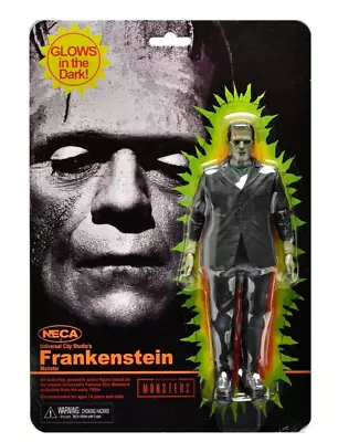 Buy NECA Retro 7  Scale Universal Monsters  Frankenstein (glow In The Dark) • 29.99£