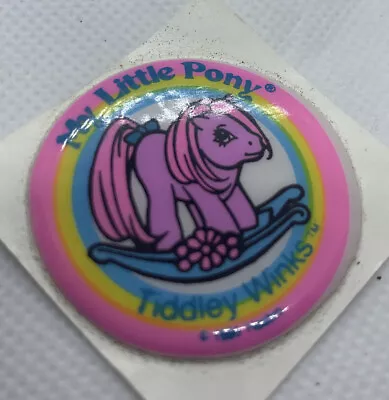 Buy My Little Pony Vintage Accessories Puffy Sticker Tiddley Winks  G1  • 30£