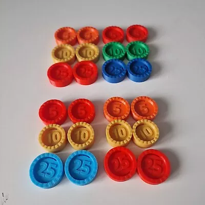 Buy 6x Fisher Price Till / Cash Register Replacement Spare Coins - Both Versions • 8.99£