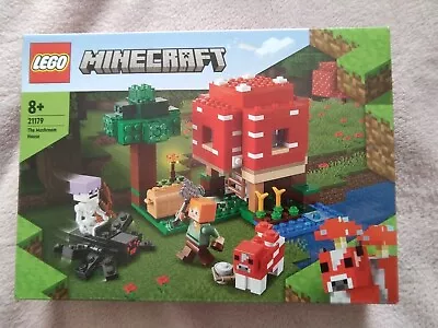 Buy LEGO 21179 Minecraft The Mushroom House Set - Ages 8+ UK • 12.99£