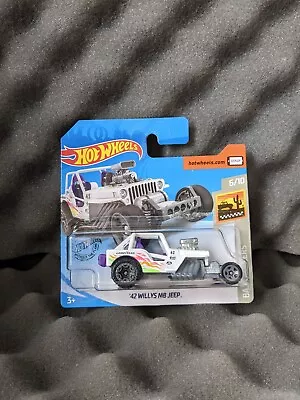 Buy Hot Wheels Baja Blazers #139 White '42 Willy's MB Jeep 2020 Short Card M19 • 2.89£
