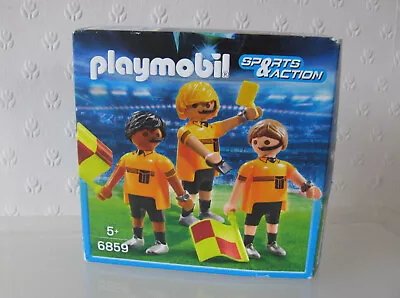 Buy PLAYMOBIL 6859 SPORTS & ACTION Referee Team: Football Referee And 2 Linesmen NEW • 12.95£
