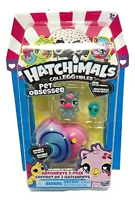Buy Macow And Puppy Blue Hatchimals Colleggtibles Pet Obsessed Hatch Hearts • 22.69£