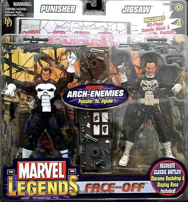Buy Marvel Legends Face-off Set Punisher Vs Jigsaw First Appearance Toy Biz Figure • 253.11£