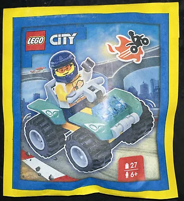 Buy Lego City Stuntman Minifigure With Quad Bike # 952308 Brand New • 4.49£