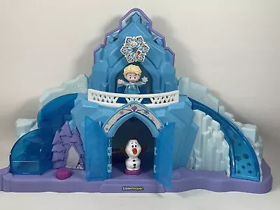 Buy Disney Frozen Elsa's Ice Palace  Little People Musical Light-Up Playset • 24.95£