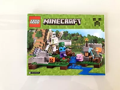 Buy Lego Minecraft (21123) Instructions : The Iron Golem VGC • 4.50£