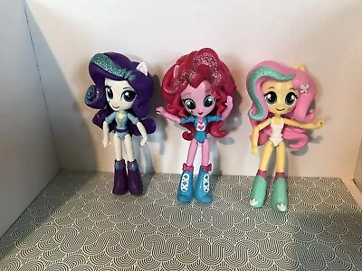 Buy My Little Pony Equestria Girls Mini Figures Bundle, Pinkie Rarity And Fluttershy • 12£
