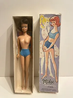 Buy Mattel Midge Barbie's Best Friend Doll In Original Box + Billbook Vintage • 170.68£