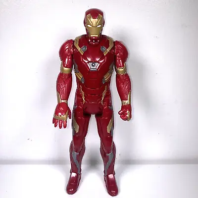 Buy Hasbro Marvel Iron Man Talking Light Up 12” Inch Action Figure 2015 • 9.99£
