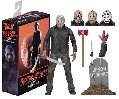 Buy NECA Friday The 13th Part V Jason Voorhees 7'' Ultimate Action Figure Model NIB • 29.46£