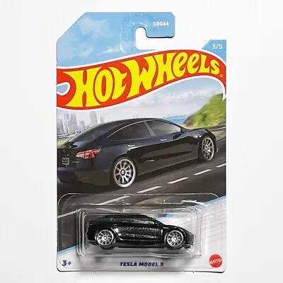 Buy Hot Wheels 2019 Tesla Model 3 (Black) • 8.41£