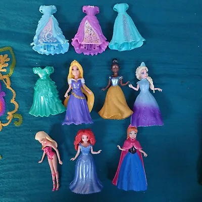 Buy Disney Princess Magiclip Dolls Lot Dresses Frozen Elsa Anna Figures • 6.99£