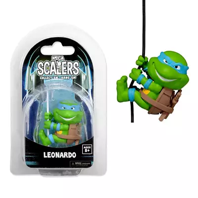 Buy New - NECA - Scalers - Teenage Mutant Ninja Turtles Leonardo Cable Hanger Figure • 5.99£