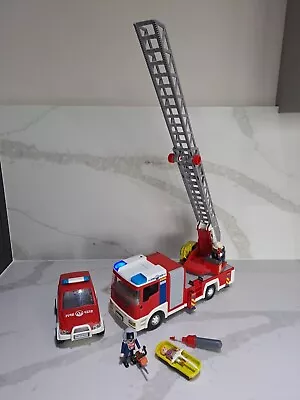 Buy PLAYMOBIL FIRE ENGINE AND CAR BUNDLE FAST P&P Lights FAST P&P  • 14.99£
