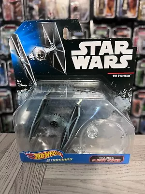 Buy Star Wars - Hot Wheels Starships - TIE Fighter With Flight Stand • 6£