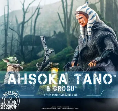 Buy HOT TOYS AHSOKA TANO GROGU Deluxe Star Wars DX21 1/6 Figure Mandalorian Sideshow • 215.20£