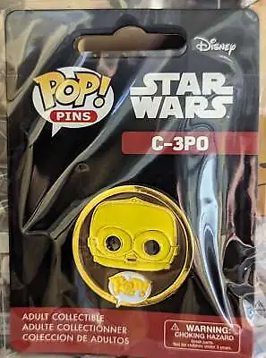 Buy Funko Pop Pins Star Wars | C-3PO Enamel Pin Badge  • 5.99£