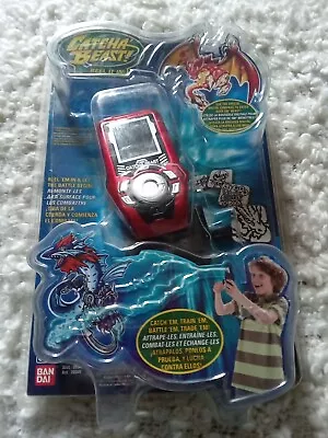 Buy Bandai Catcha’ Beast 2008 New  Reel It In Handheld Toy  Battle Connect Red • 14.95£