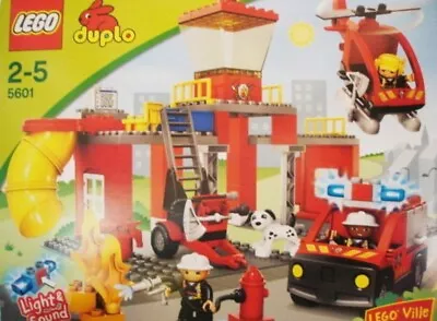 Buy Lego Duplo Fire Station 5601 Complete With Original Instructions Fully Working • 10£