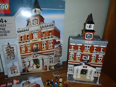 Buy Lego Modular Buildings 10224 - Town Hall - 100% Complete, Instructions, Box • 580£