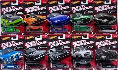 Buy Hot Wheels Fast And Furious 2023 Series 1 FULL SET OF 10 CARS HNR88 • 65£