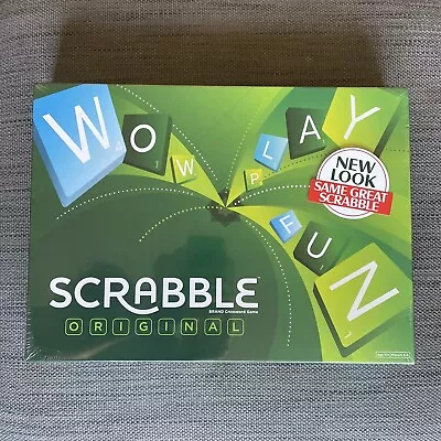 Buy Mattel Scrabble Original Classic Board Tile Game  Sealed • 10£