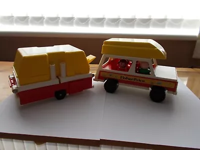 Buy Vintage Fisher Price Play Camper Set - Excellent Condition • 19.99£