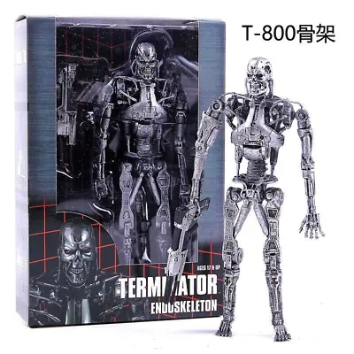 Buy HOT Anime Neca Terminator Future Warrior Doll T800 T1000 Mechanical Skull Doll@H • 25.06£