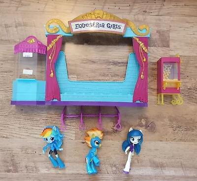 Buy My Little Pony G4 Equestria Girls Mini Movie Theatre Playset - Incomplete • 4.99£