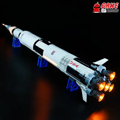 Buy LED Light Kit For NASA Apollo Saturn V - Compatible With LEGO® 21309 (Classic) • 25.55£