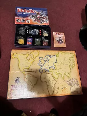 Buy Complete Board Game - Risk - The World Conquest Game - Hasbro - 2004 • 0.99£