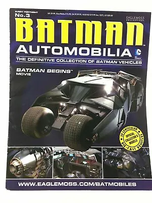 Buy BATMOBILE DC Comics MOVIE (MAG ONLY) BATMAN BEGINS Batman Automobilia Collection • 1.99£
