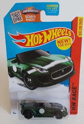 Buy Hot Wheels '15 Jaguar F-Type Project 7 - Green - In Opened Packet - VGC • 2£