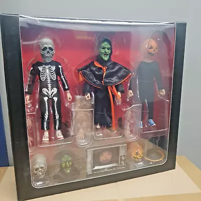 Buy Neca Halloween 3 / Iii Season Of The Witch Clothed Action Figure Set Of 3 Retro • 14.50£