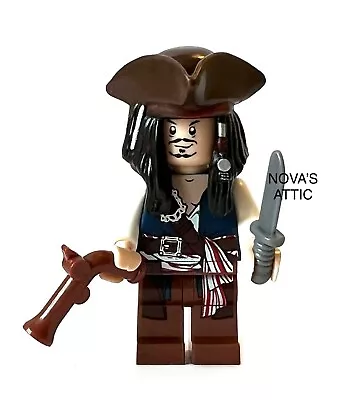 Buy Pirates Of The Caribbean Jack Sparrow Minifigure Dual Head. • 7.99£