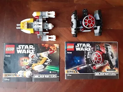 Buy Lego Star Wars Microfighters First Order Tie Fighter 75194 & Rogue One Y-Wing • 0.99£