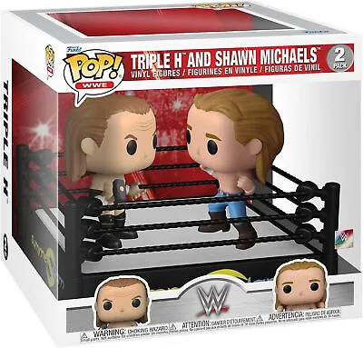 Buy Funko Pop WWE Moments | Triple H And Shawn Michaels Ring | 2 Pack • 35£