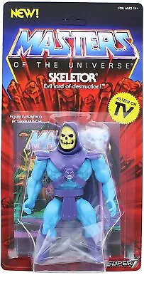 Buy Super7 Masters Of The Universe Retro Style Skeletor Action Figure   • 39.95£