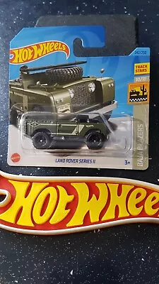 Buy Hot Wheels - Land Rover Series II, Army Green, Short Card.  More Models Listed!! • 3.39£