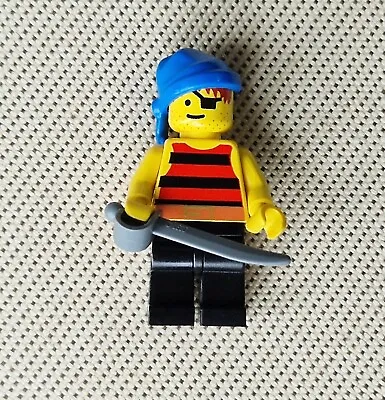 Buy Pirate Red / Black Stripes Shirt -- Lego Pirates Minifigure Pi027 • 4.50£