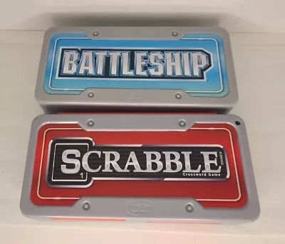 Buy Hasbro Gaming Roadtrip Battleship & Scrabble Travel Portable COMPLETE! • 11.31£