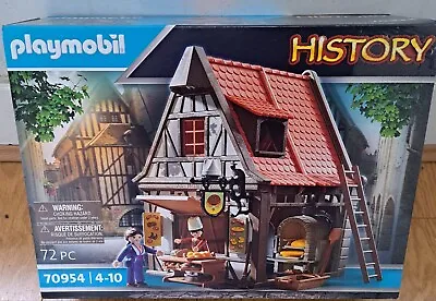 Buy Playmobil History 70954 Medieval Bakery House - Brand New - Knights/Castle • 30£