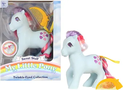 Buy My Little Pony Retro Classic, Collectable Figure, TWINKLE-EYED Sweet Stuff BNIB • 12.99£