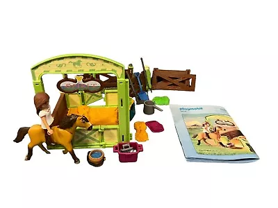 Buy PLAYMOBIL 9478 Dreamworks Spirit Riding Free Lucky And Spirit With Horse Stall • 11.99£