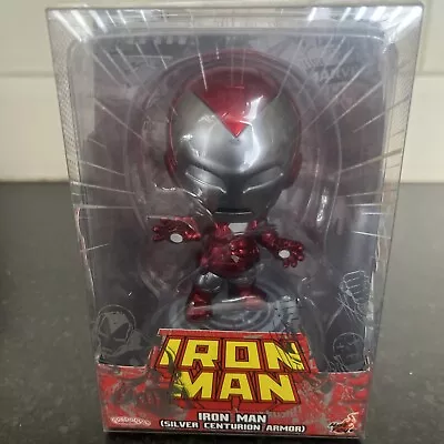 Buy Cosbaby Iron Man Silver Centurion Armor • Bobblehead Hot Toys Marvel • 11£