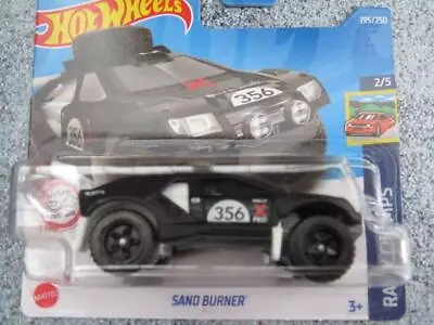 Buy H2195 SAND BURNER Rally Car Black Hot Wheels 2022 195/250 CaseL • 3.50£