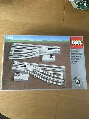 Buy Lego - Trains Left And Right Manual Points With Electric Rails 12V - 7856 • 20£